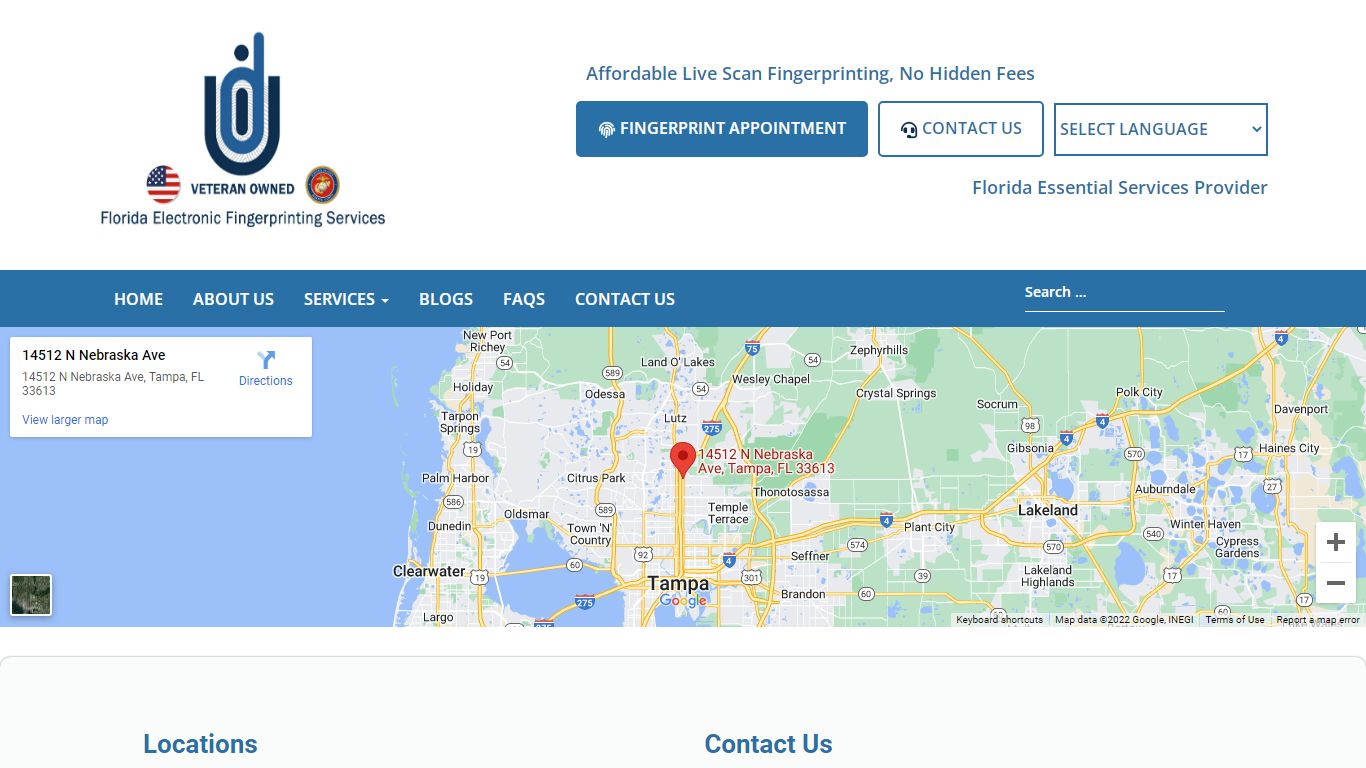 Locations - Florida Electronic Fingerprinting Services